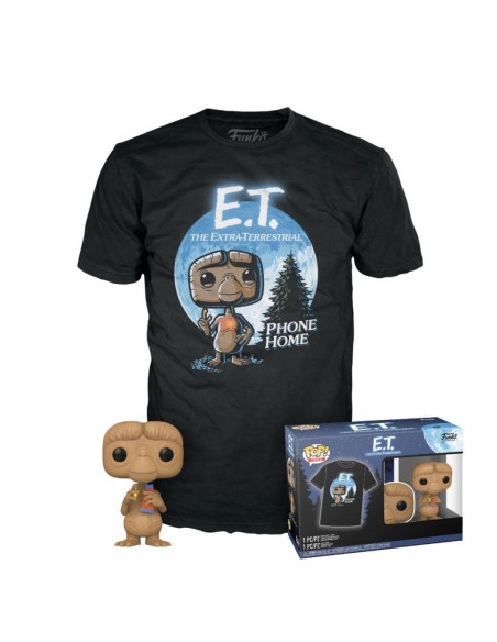 E.T. The Extra-Terrestrial: Funko Pop! and Tee - E.T. With Candy Tg. XL