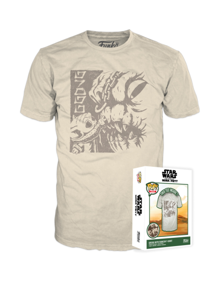 Star Wars: Funko Boxed Tee - Grogu With Rancor (T-Shirt Unisex Tg. S)