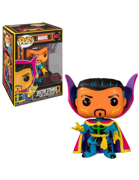 Marvel: Funko Pop! - Doctor Strange (Black Light Glow) (Bobble-Head) (Vinyl Figure 651)