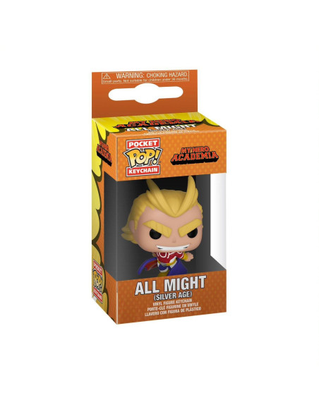 My Hero Academia: Funko Pop! Keychain - All Might (Silver Age)