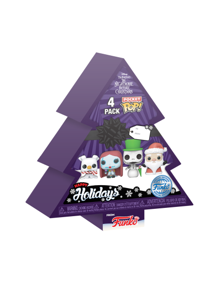 Disney: Funko Pop! Keychain - The Nightmare Before Christmas - Tree Holiday Box PDQ