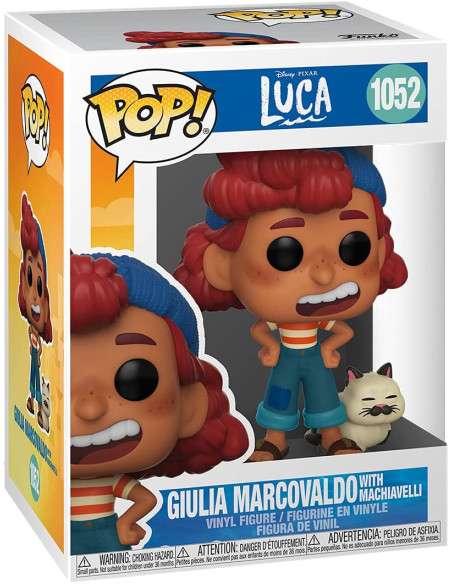 Disney: Funko Pop! - Luca - Giulia Marcovaldo With Machiavelli (Vinyl Figure 1052)
