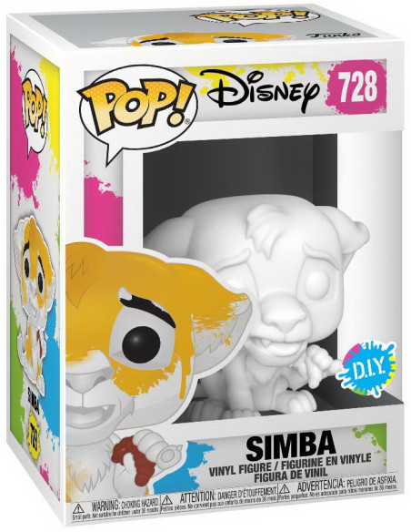 Disney: Funko Pop! - Lion King - Simba (D.I.Y.) (Vinyl FIgure 728)