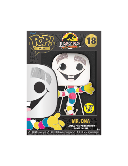 Jurassic Park: Funko Pop! Large Enamel Pin - Mr. DNA