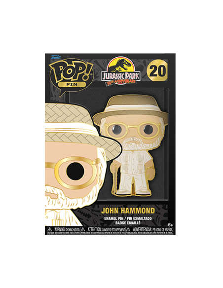 Jurassic Park: Funko Pop! Large Enamel Pin - John Hammond