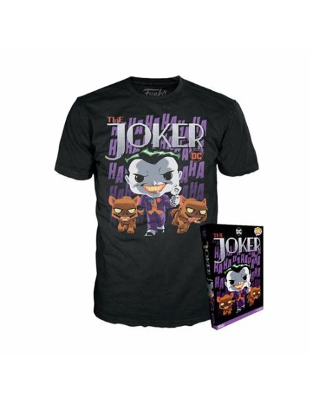 Dc Comics: Funko Pop! Boxed Tee - Joker (Tg. L)