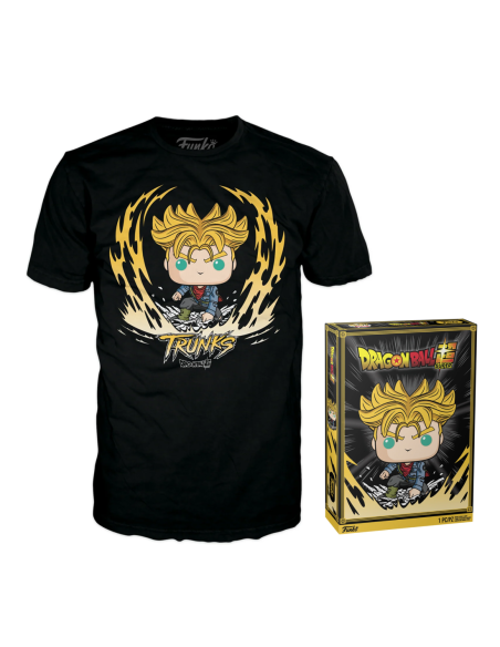 Dragon Ball Super: Funko Pop! Boxed Tee - Trunks (T-Shirt Unisex Tg. S)