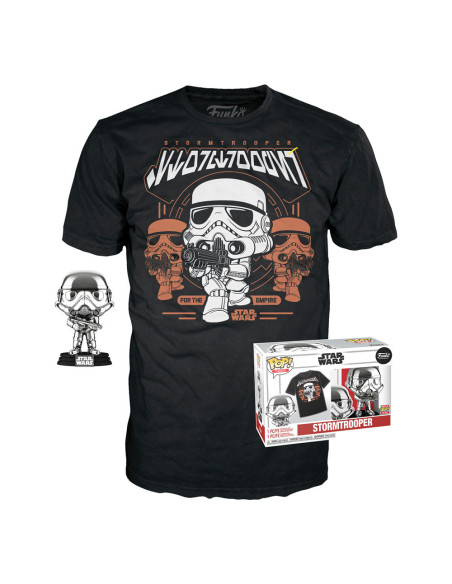 Star Wars: Funko Pop! and Tee - Stormtrooper (Tg. M)