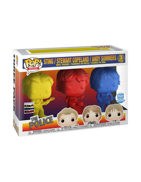 Funko Pop! Rocks - The Police 3 Pack Limited Edition Colours