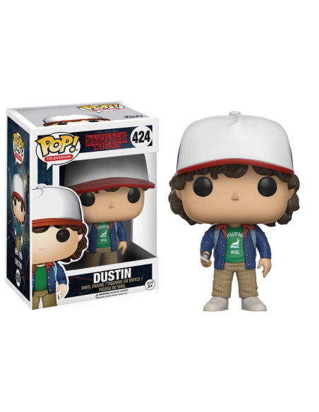Stranger Things: Funko Pop! Television - Dustin (Vinyl Figure 424)