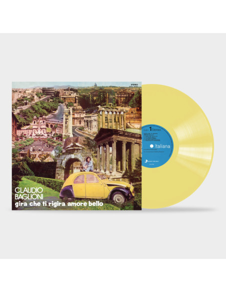 Baglioni Claudio - Gira Che Ti Rigira Amore Bello Limited Edition, Yellow Vinyl, Reissue