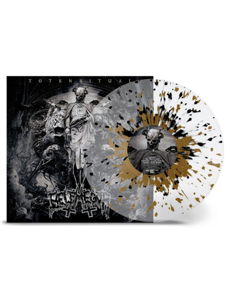 Belphegor - Totenritual Crystal Clear Gold Black Splatter Vinyl