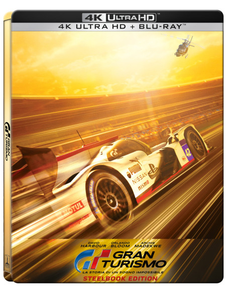 Gran Turismo - La Storia Di Un Sogno Impossibile (Ltd Steelbook) (4K Ultra Hd-Blu-Ray Hd)