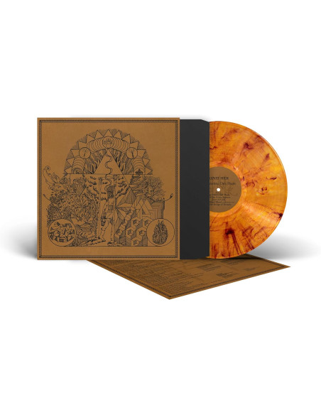 Kinit Her - The Nature Out There (Amber and Black Marbled)