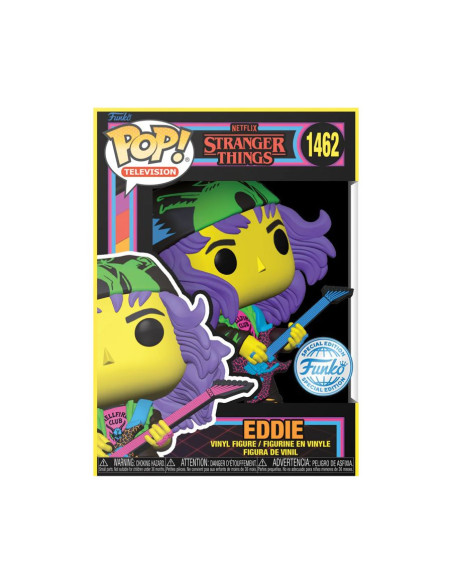 Stranger Things: Funko Pop! Television - Hunter Eddie (Black Light) (Vinyl Figure 1462)