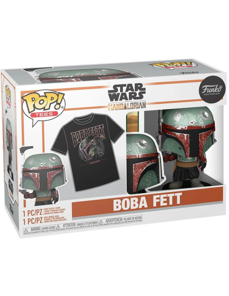 Star Wars: Funko Pop! and Tee - Boba Fett 0889698633901