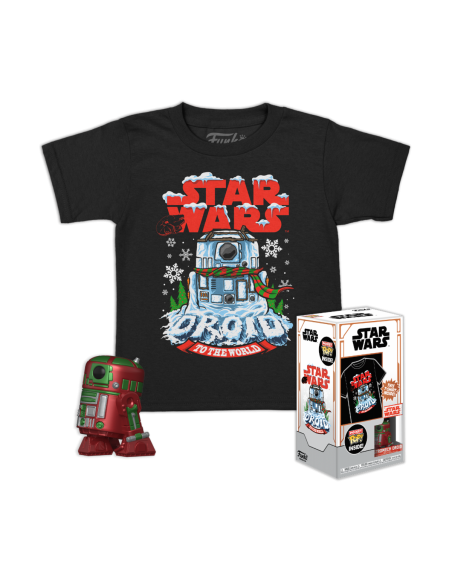 Star Wars: Funko Pocket Pop! andTee - Holiday R2D2 (MT) (Tg. L)