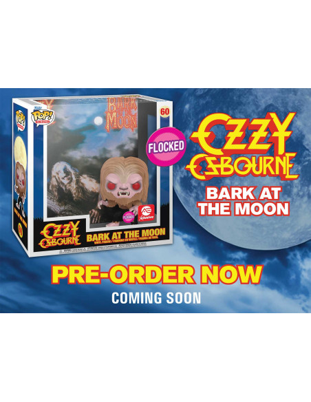 Funko Pop! Albums: Ozzy Osbourne - Bark At The Moon (Flocked) (Vinyl Figure 60)