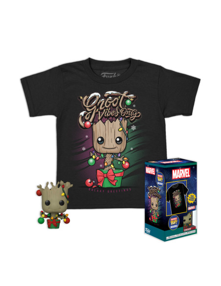 Marvel: Funko Pocket Pop! and Tee - Guardians Of The Galaxy - Holiday Groot Tg. XL