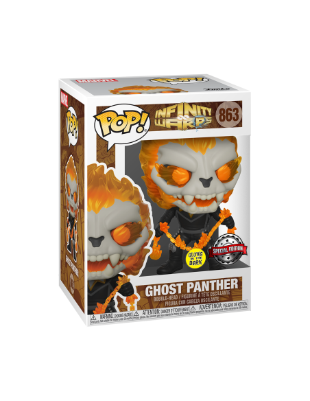 Marvel: Funko Pop! - Infinity Warps - Ghost Panther (Vinyl Figure 863)