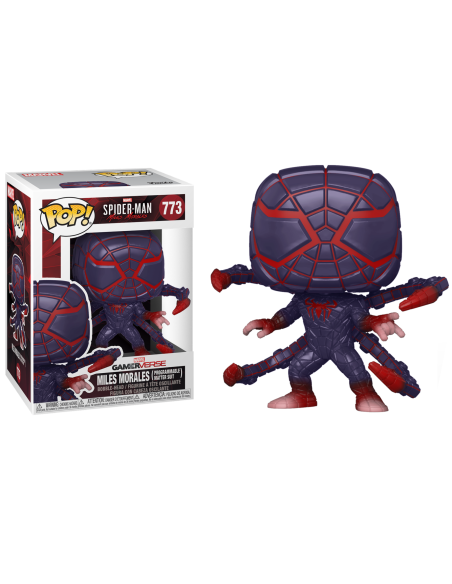 Marvel: Funko Pop! - Spider-Man Miles Morales - Miles Morales Programmable Matter Suit (Bobble-Head) (Vinyl Figure 773)