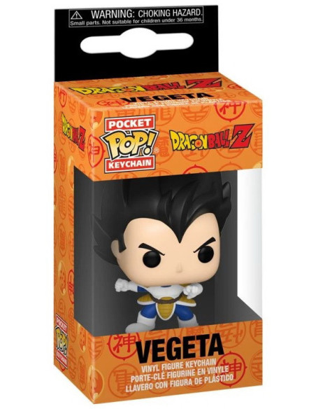 Dragon Ball Z: Funko Pop! Pocket Keychain -  Vegeta (Portachiavi)