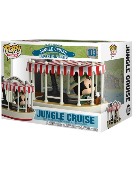 Disney: Funko Pop! Rides - Jungle Cruise - Skipper Mickey w/Boat (Vinyl Figure 103)