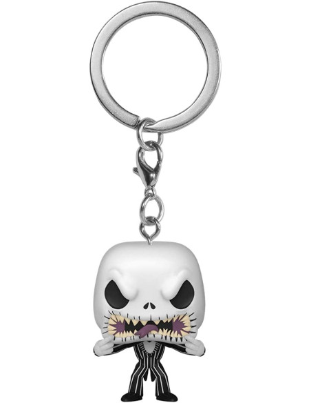 Disney: Funko Pop! Keychain - The Nightmare Before Christmas - Jack (Scary Face) (Portachiavi)