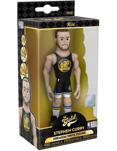 Basketball: Funko Pop! Gold - Nba - Warriors - Stephen Curry (5) (Premium Vinyl Figure)