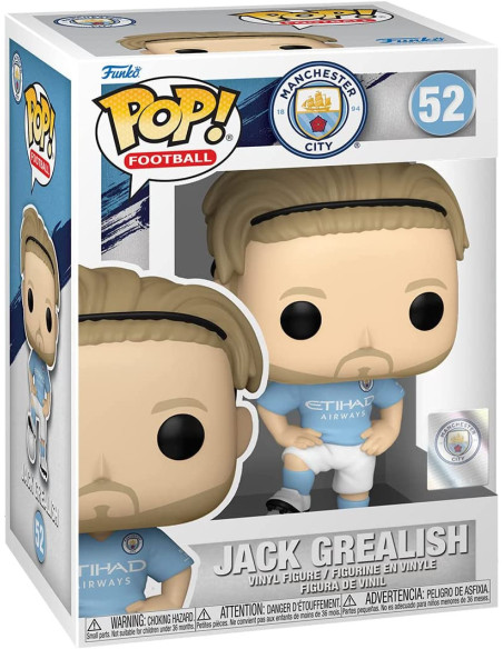 Football: Funko Pop! - Manchester City - Jack Grealish (Vinyl Figure 52)