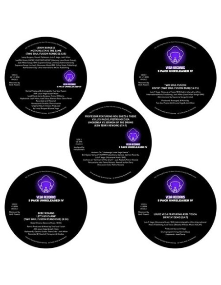 Louie Vega - Louie Vega-Vega Records 5 Pack Unrelease