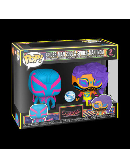 Marvel: Funko Pop! - Spider-Man Across The Spiderverse - Pop 3/5 2-Pack (Blklt)