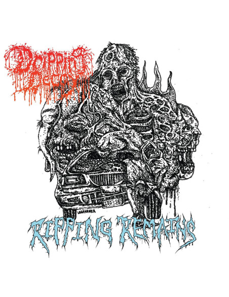 Dripping Decay - Ripping Remains - Yellow W/ Lime Splatt.