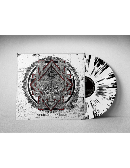 Infernal Angels - Shrine Of Black Fire - White With Splat.