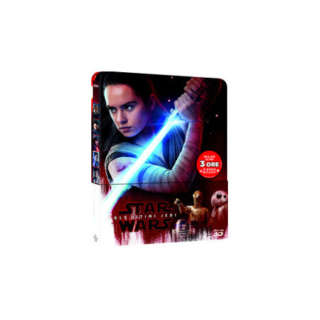 Star Wars – Gli Ultimi Jedi (Blu Ray 3D + Blu Ray) Steelbook