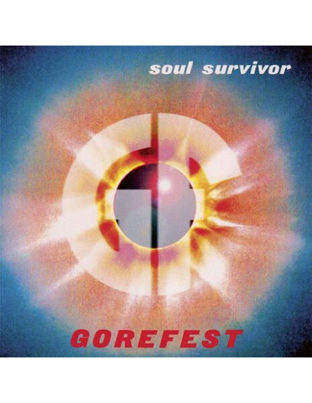 Gorefest - Soul Survivor - Blue/White/Black Splat.