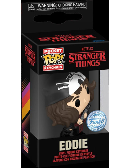 Stranger Things: Funko Pop! Keychain - S4 -  Eddie