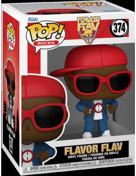 Flavor Flav: Funko Pop! Rocks - Flavor of Love (Vinyl Figure 374)