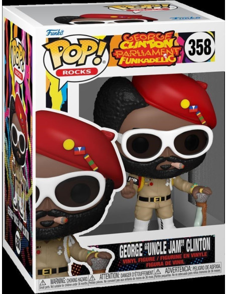 George Clinton Parliament Funkadelic: Funko Pop! Rocks (Vinyl Figure 358)