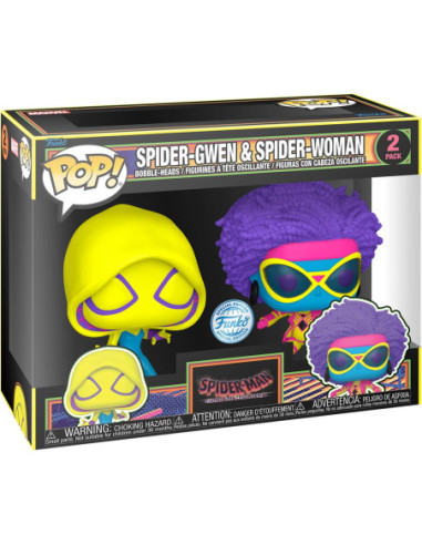 Marvel: Funko Pop! - Spider-Man Across The Spiderverse - Pop 4/6 2-Pack (Blklt)