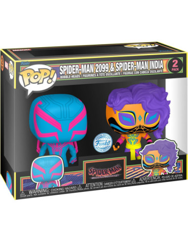 Marvel: Funko Pop! - Spider-Man Across The Spiderverse - Pop 3/5 2-Pack (Blklt)