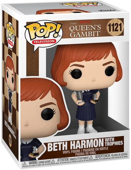 Queen's Gambit: Funko Pop! Television - Beth Harmon With Trophies (Vinyl Figure 1121)