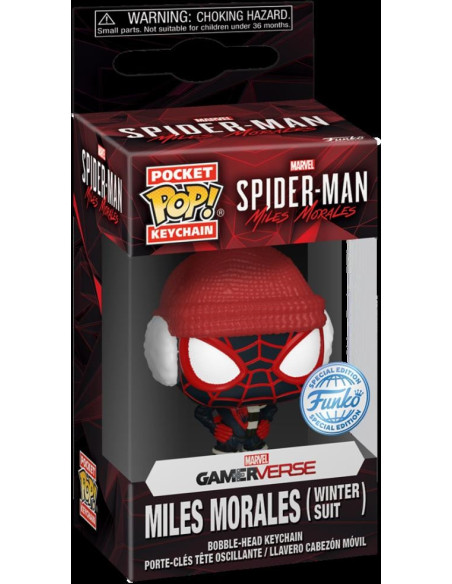 Marvel: Funko Pop! Pocket Keychain - Miles Morales (Portachiavi)