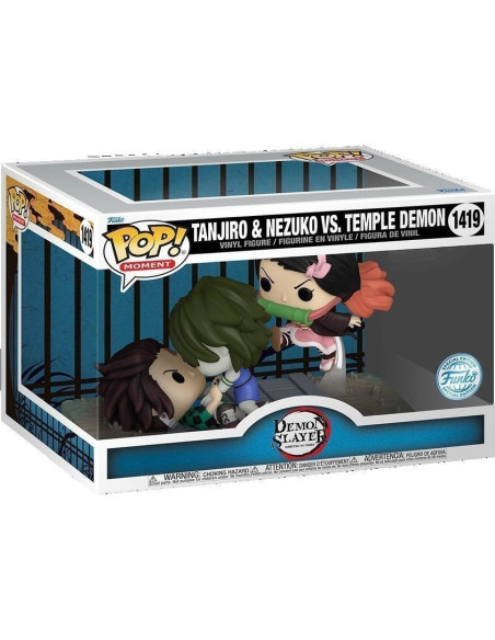 Funko Pop! Moment Demon Slayer - Tanjiro And Nezuko Vs. Temple Demon n.1419