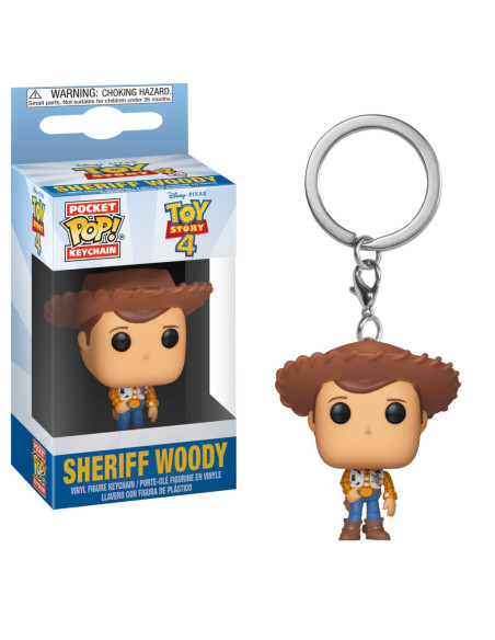 Disney: Funko Pop! Pocket Keychain - Toy Story 4 - Woody (Portachiavi)