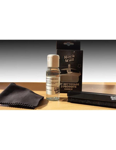 Rock On Wall Kit Di Pulizia Vinile, 3 Prodotti - Kit Di Pulizia Vinile, 3 Prodotti
