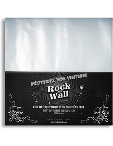 Rock On Wall Buste Trasparenti Di Protezione Per Vinile( 100 Pz.) - Buste  Trasparenti Di Protezione Per Vinile (100 Pz.)