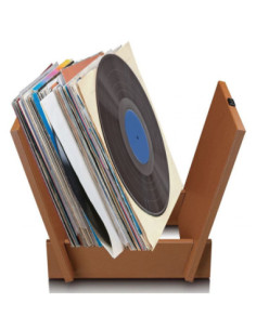 Raccoglitore Lp - Lenco Raccoglitore Lp (Tt-040)In Legno Fino A 40 Finitura In Pelle