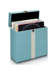 Valigia Porta Vinili - Lenco Valigia Porta Lp (Tta-300 Azzurra) Capienza 30 Lp