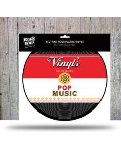 Rock On Wall Vinyl'S Condensed Pop Sound - Tappetino Antistatico Per Giradischi